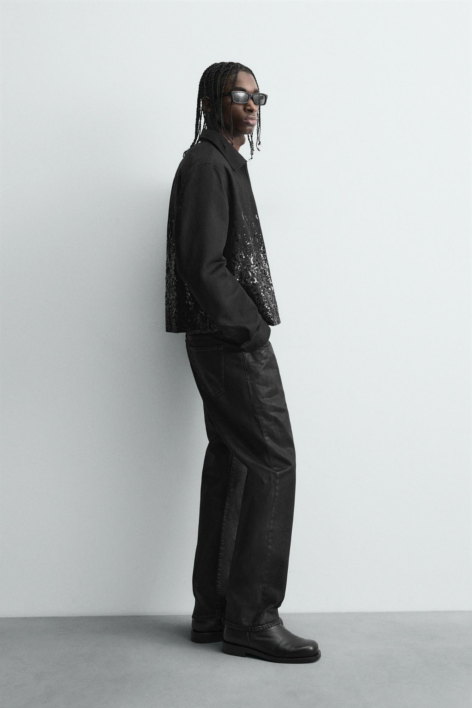 MIDNIGHT SEQUIN JACKET